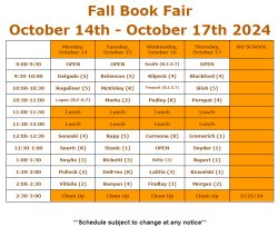 PTA Fall Book Fair